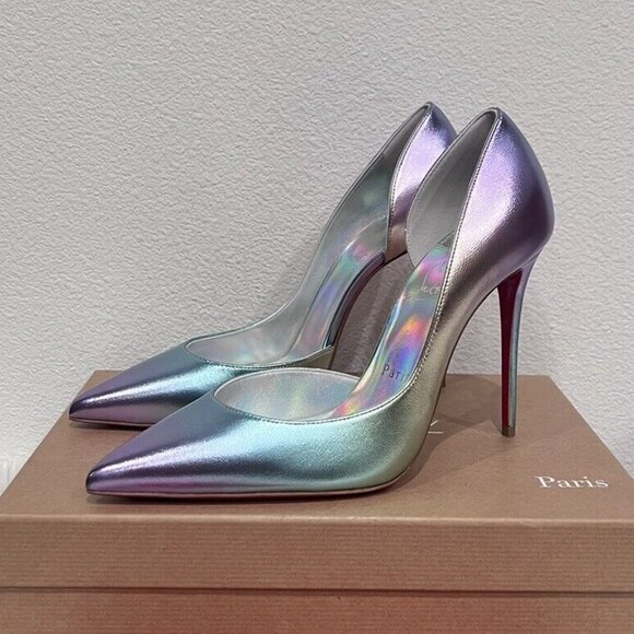 NIB Christian Louboutin IRIZA 100 Licorne So Kate Pigalle Follies Heel Pump 39 - Picture 10 of 12